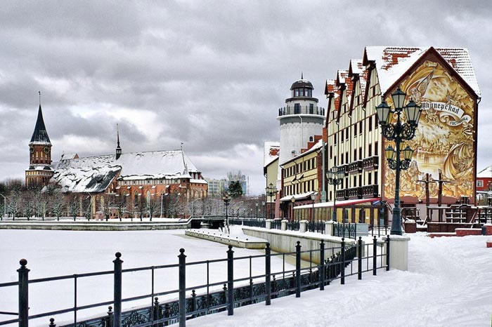 Зимний пейзаж Калининграда