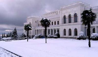 Ливадийский дворец зимой ялта